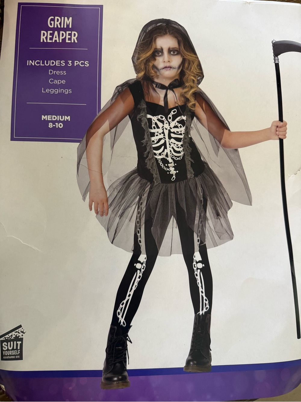 Grim Reaper Kids costume